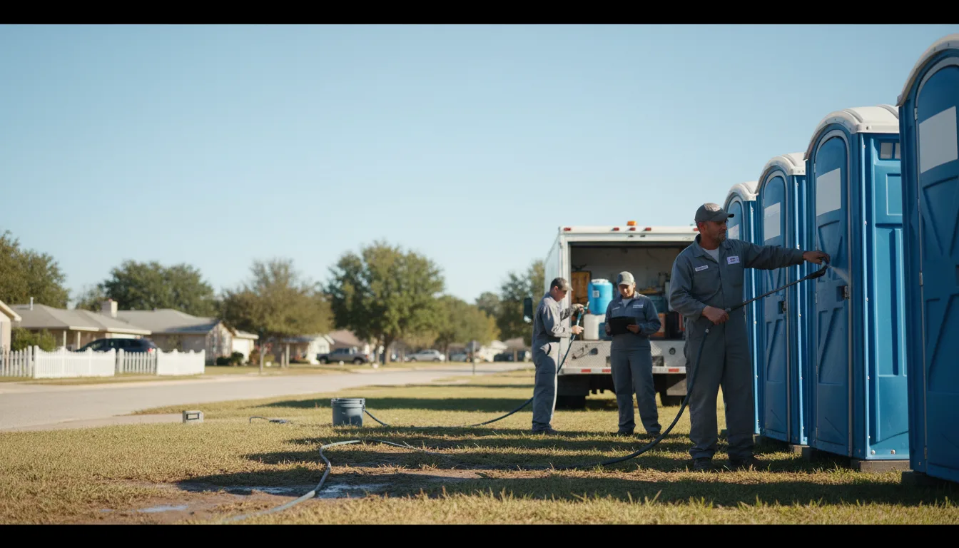 Long-Term Portable Toilet Rental in Ingram, TX near me